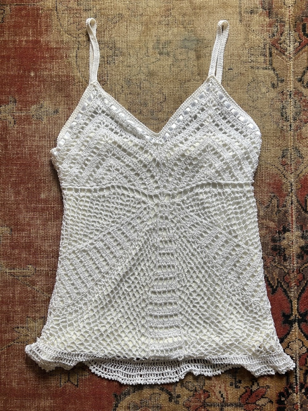 Vintage Y2K Crochet Top